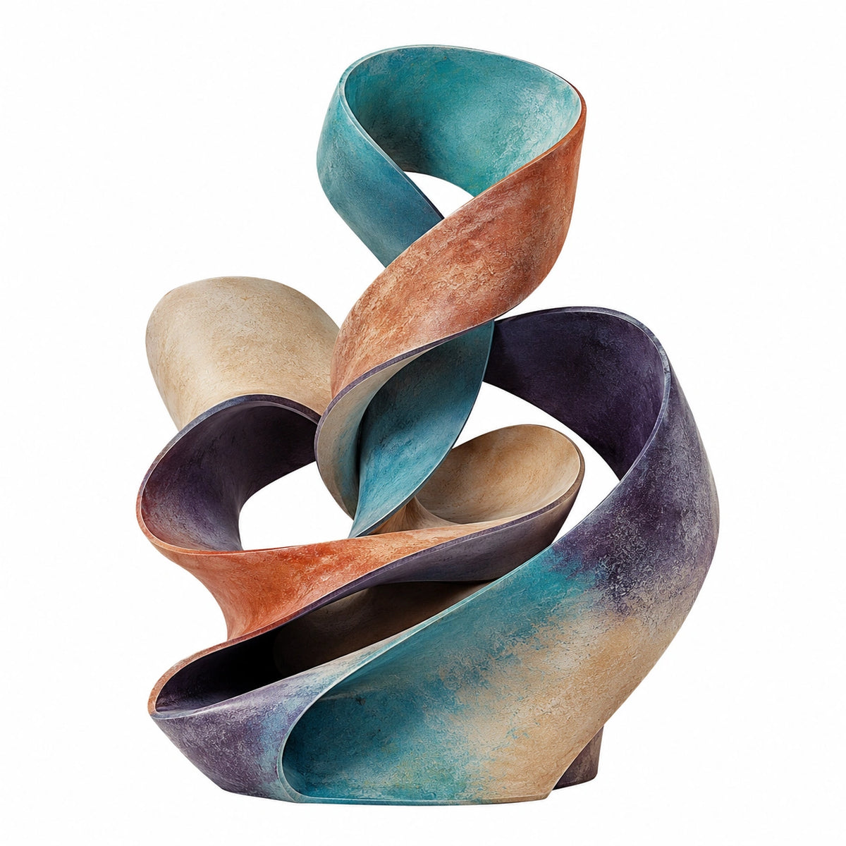 Escultura Decorativa Abstracta Multicolor 50cm
