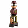 Escultura Decorativa Geométrica Multicolor 40cm