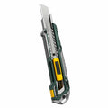 Cúter Retráctil Ergonómico Verde y Amarillo