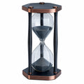 Reloj de Arena Hexagonal Negro de 30 Minutos