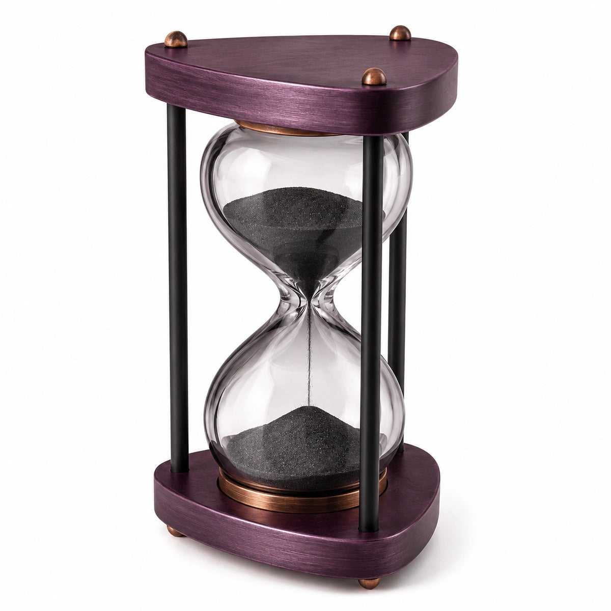 Reloj de Arena Decorativo Triangular Púrpura 30 Minutos