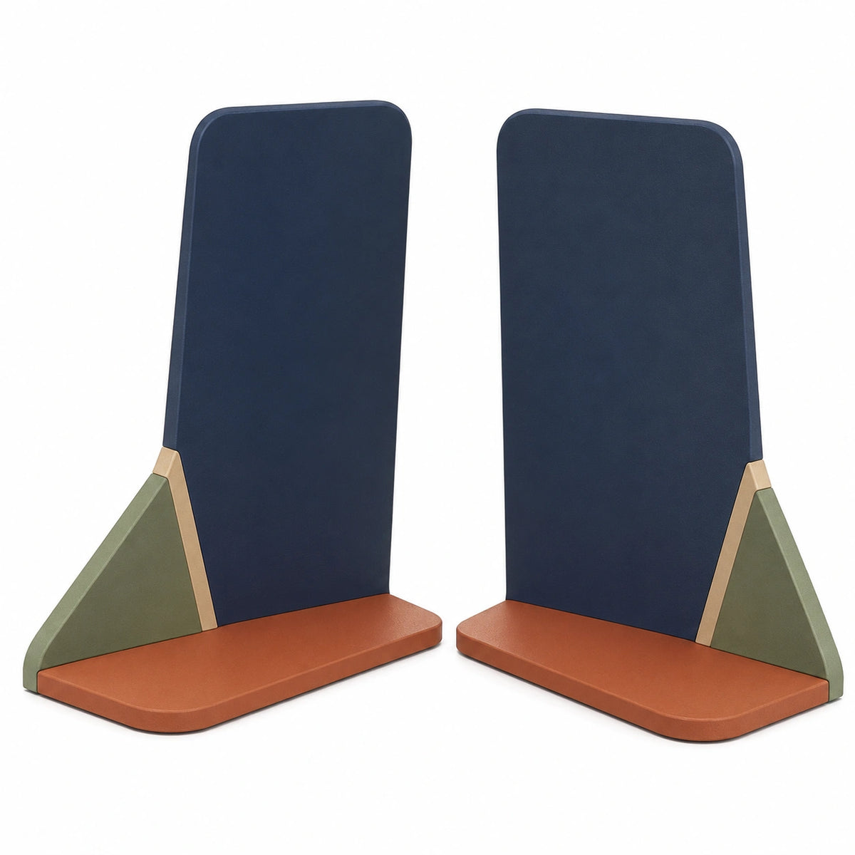 Sujetadores de Libros Geométricos Azul 25cm
