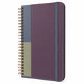 Cuaderno A5 Espiral Multicolor con Cierre Elástico