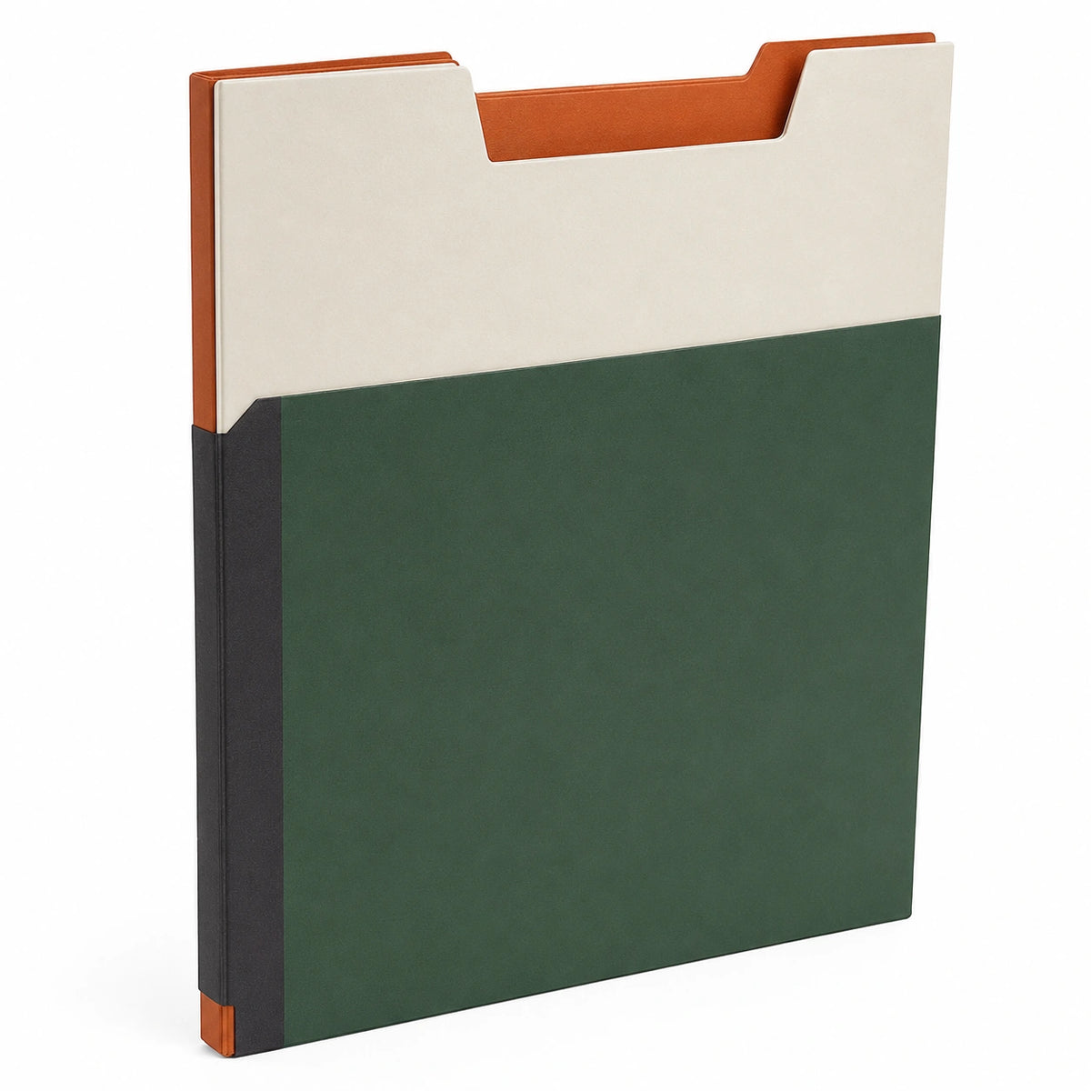 Carpeta organizadora de documentos A4 Verde/Blanco/Naranja