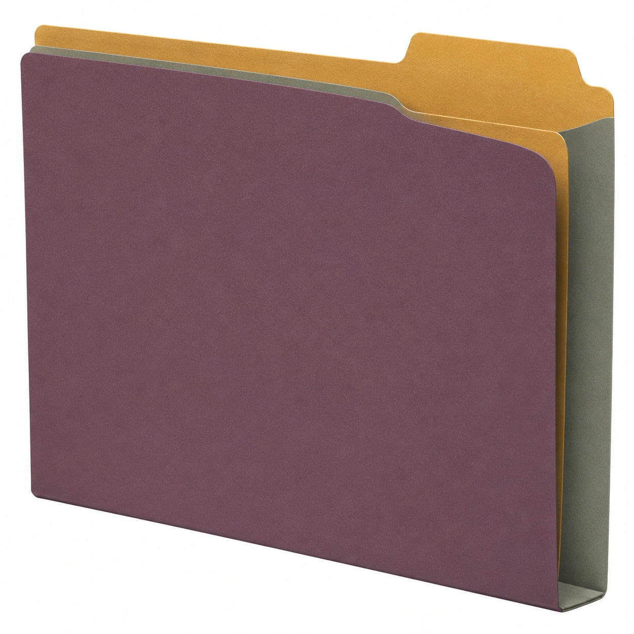 Carpeta de Archivo Expansible Multicolor en Violeta, Amarillo y Gris