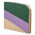 Carpeta organizadora multicolor con separadores 32x24 cm